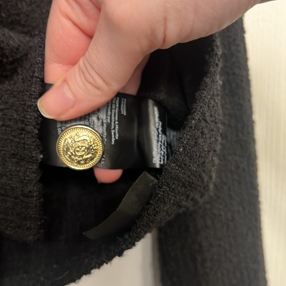 H&M Black Lady Cardigan Jacket with Gold Buttons - Picture 3 of 5